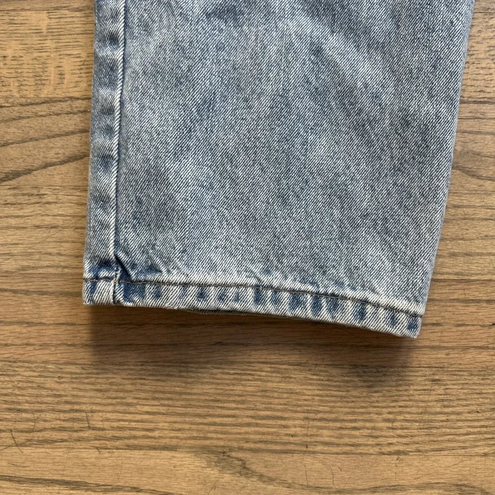 Vintage Eddie Bauer Jeans Mens 38x30 Blue Medium Wash Loose Denim Outdoor 90s